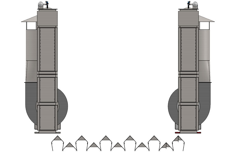 CABINET TYPE INTAKE PIT DUST ASPIRATION SYSTEM